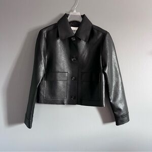 Jason Wu Black Faux Leather Jacket